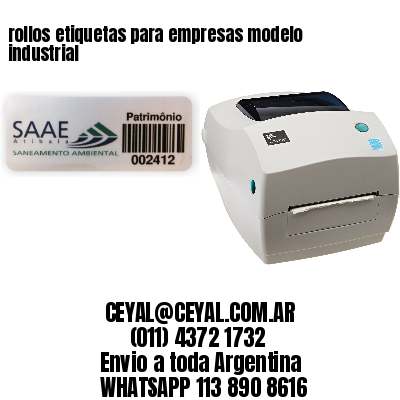 rollos etiquetas para empresas modelo industrial