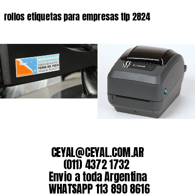 rollos etiquetas para empresas tlp 2824