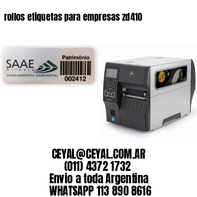 rollos etiquetas para empresas zd410