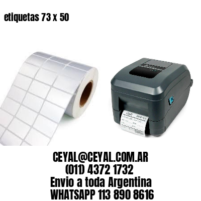 etiquetas 73 x 50