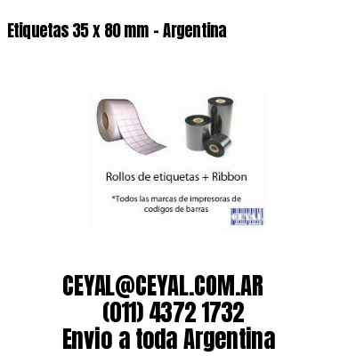 Etiquetas 35 x 80 mm – Argentina