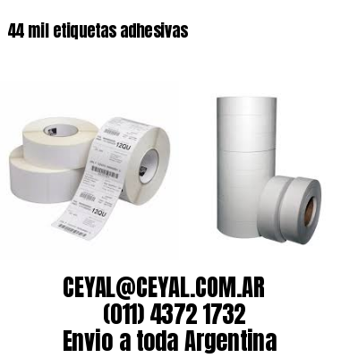 44 mil etiquetas adhesivas