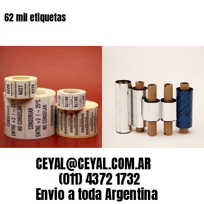 62 mil etiquetas