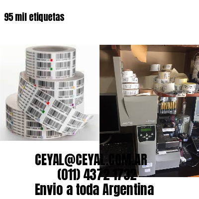 95 mil etiquetas