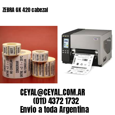 ZEBRA GK 420 cabezal