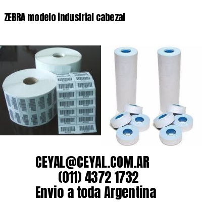 ZEBRA modelo industrial cabezal