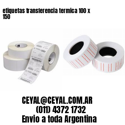 etiquetas transferencia termica 100 x 150