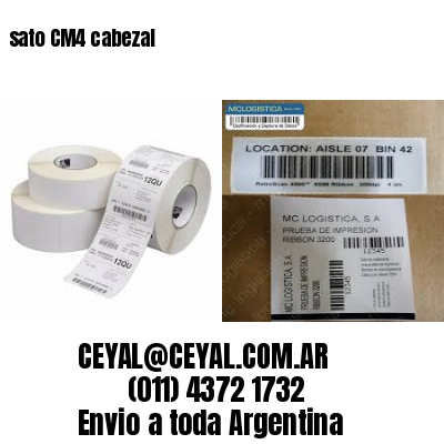sato CM4 cabezal