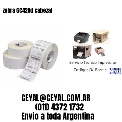 zebra GC420d cabezal