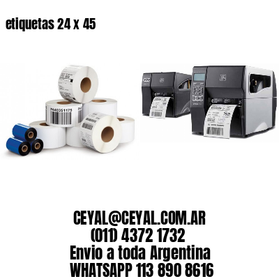 etiquetas 24 x 45
