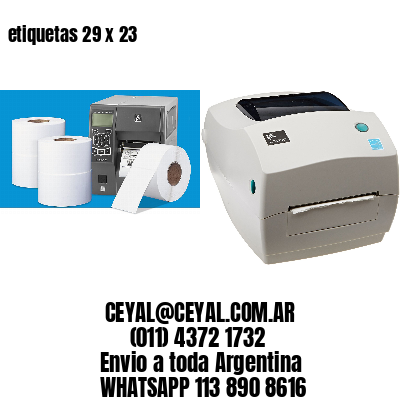 etiquetas 29 x 23