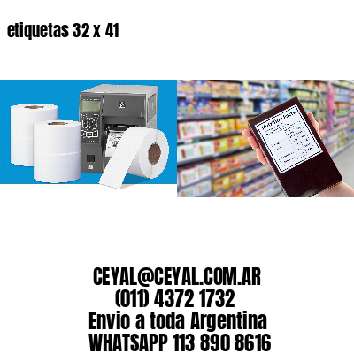 etiquetas 32 x 41