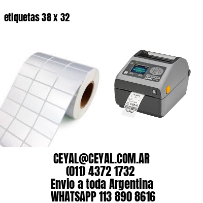 etiquetas 38 x 32