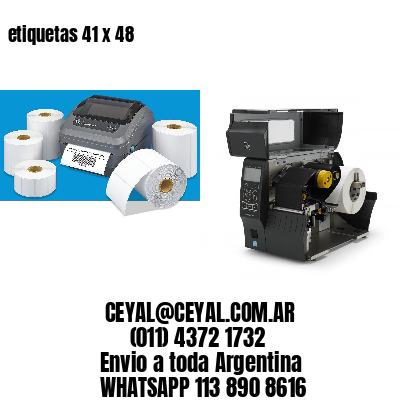etiquetas 41 x 48