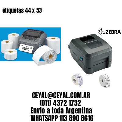 etiquetas 44 x 53
