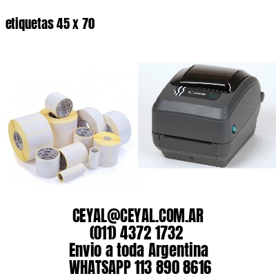 etiquetas 45 x 70