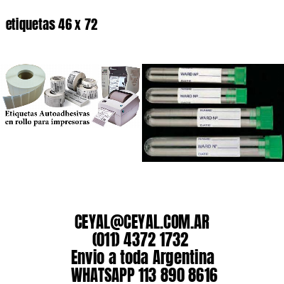 etiquetas 46 x 72
