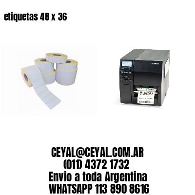 etiquetas 48 x 36