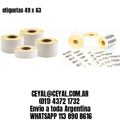 etiquetas 49 x 63