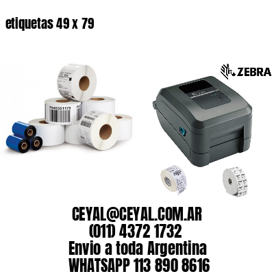 etiquetas 49 x 79
