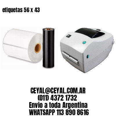 etiquetas 56 x 43