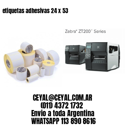 etiquetas adhesivas 24 x 53