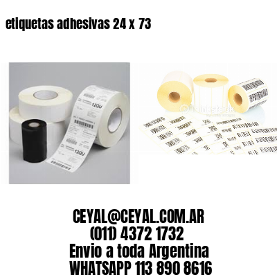 etiquetas adhesivas 24 x 73