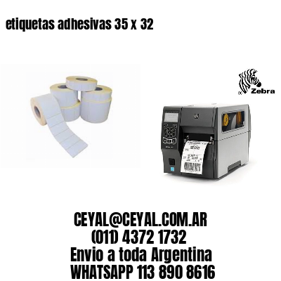 etiquetas adhesivas 35 x 32