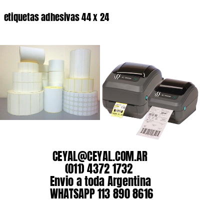 etiquetas adhesivas 44 x 24