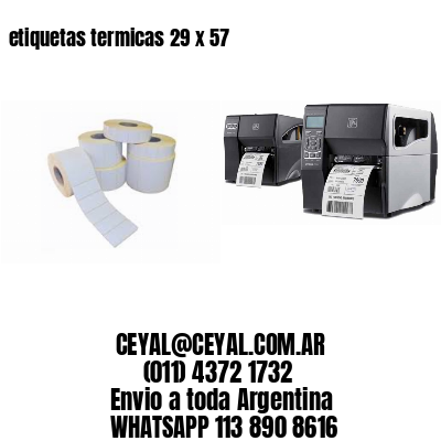 etiquetas termicas 29 x 57