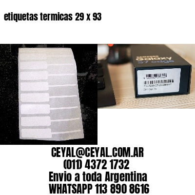 etiquetas termicas 29 x 93