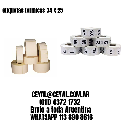 etiquetas termicas 34 x 25