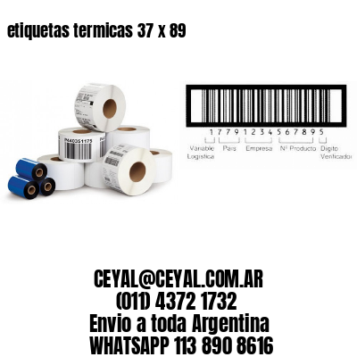 etiquetas termicas 37 x 89