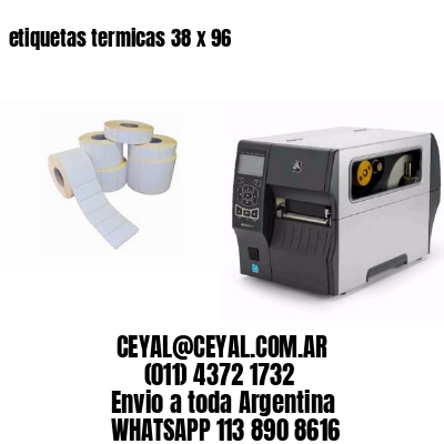 etiquetas termicas 38 x 96