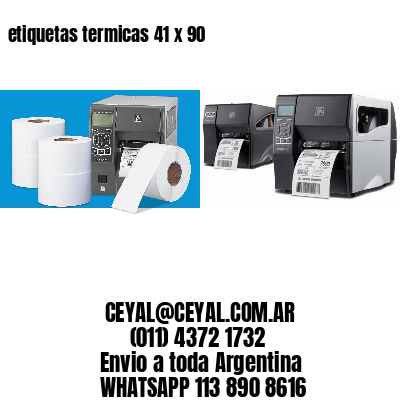etiquetas termicas 41 x 90