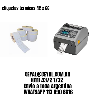 etiquetas termicas 42 x 66