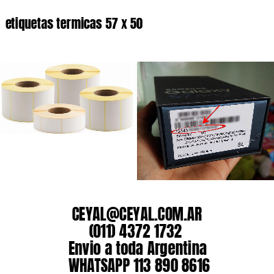 etiquetas termicas 57 x 50
