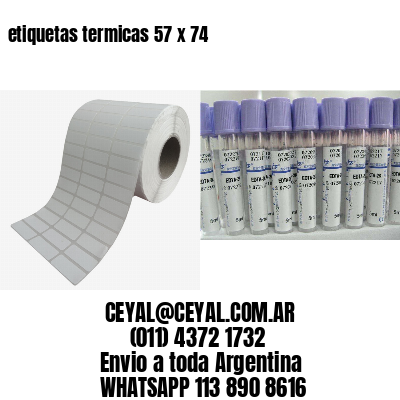 etiquetas termicas 57 x 74