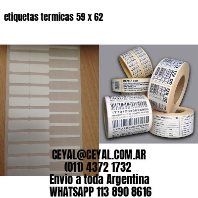 etiquetas termicas 59 x 62