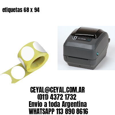 etiquetas 68 x 94