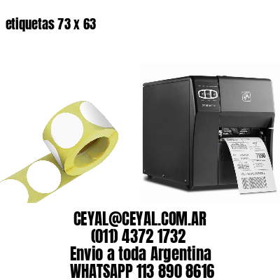 etiquetas 73 x 63