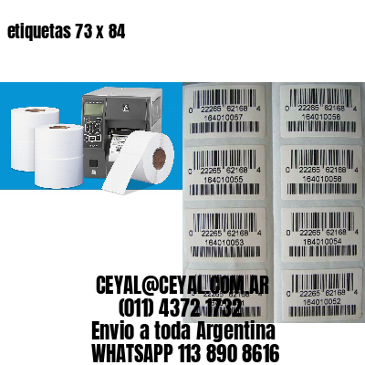 etiquetas 73 x 84