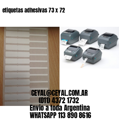 etiquetas adhesivas 73 x 72