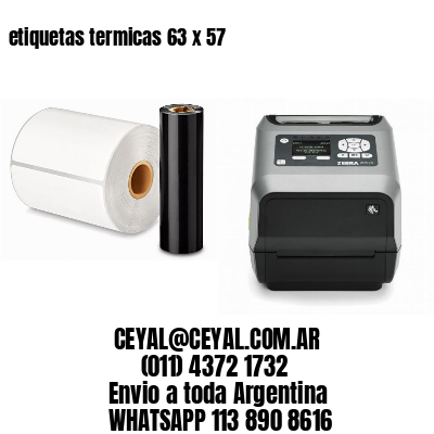 etiquetas termicas 63 x 57