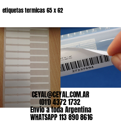 etiquetas termicas 65 x 62