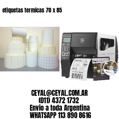etiquetas termicas 70 x 85