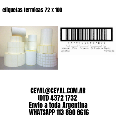 etiquetas termicas 72 x 100