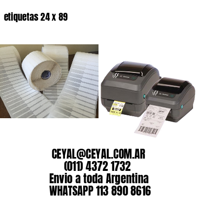 etiquetas 24 x 89