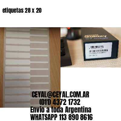etiquetas 28 x 20