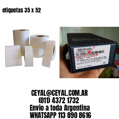 etiquetas 35 x 52